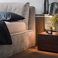 Avana bedside table with Bayport bed from the same collection