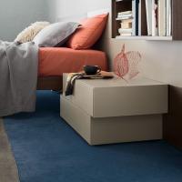 Avana bedside table with two piled-up units 