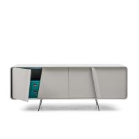 Alias design sideboard with tilted doors (inside colour not available)