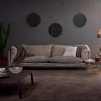 Aker sleek design sofa with high feet