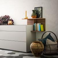 Avana open element  in the L shaped model, matched to a dresser from the same collection