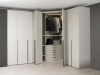 Dressing room element for Player wardrobe with open doors (folding + hinge)