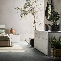Jess dresser and bedside table with low feet