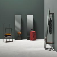 Room with three Kigo mirrors and a valet stand