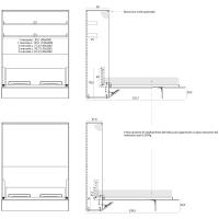 Specific measurements of transformable bed Wide