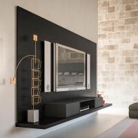 Plan living room big shelf, 192 cm wide, perfect as a TV stand