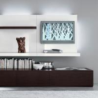 Plan's single shelf can be equipped with optional grommet cable holes