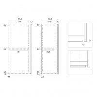 Wide living room wall unit - technical scheme