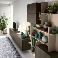 Plan Tetris living room shelving system ideal for customisable wall systems