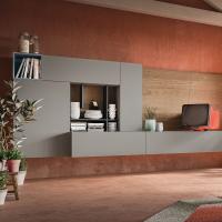 Plan Tetris living room shelving system matched with other elements from Plan collection