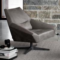 Coline modern armchair with swivel base