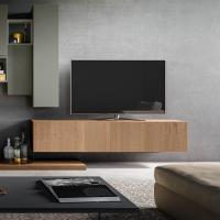 Plan TV cabinet, cm 192 wide with no. 2 drop down elements 