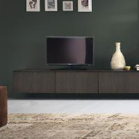 Plan TV cabinetmade of Coal fashion wood
