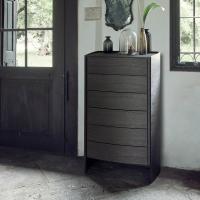 Amandla bent wood high chest composed of 6 drawers