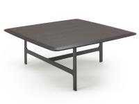 Jarno squared coffee table 100x100 cm with Oak Earth finish