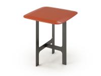 Jarno squared coffee table 42x42 cm with matt lacquer Anfora finish