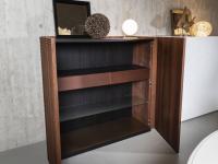Fado cupboard with double internal drawer available in the optional of the menu