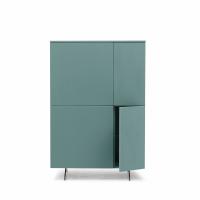 Roswell lacquered cupboard with 4 doors