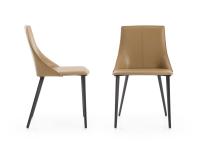 Side and front view of the Antelos chair
