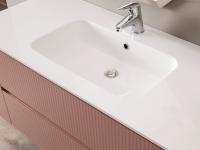Details of the white mineralguss sink, integrated in to the N112 Atlantic composition