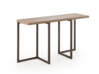 Fold console table in width 130 cm
