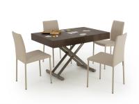 Coffee dining table seating 4 comfortably