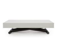 Alexander transformable coffee table with painted metal structure in M11 Embossed Graphite