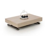 Alexander coffee table with internal leaves and lift-up mechanism