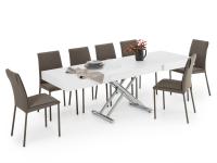 Lucas coffee table is turned into a 10-seater dining table