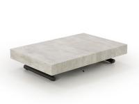 Lucas transformable coffee table fully lowered