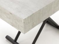 Detail of Lucas transormable coffee table
