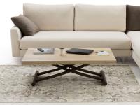 Eureka coffee table with adjustable height by the millimetre