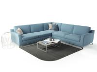 Elwood sofa in a fabric corner version 
