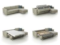 Sequence of the sofa bed opening
