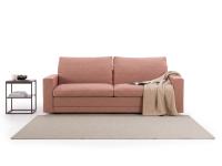 Noah comfortable slim sofa: a practical sofa with pull-out bed ideal for a frequent use