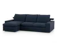 Noah sofa bed upholstered in a blue fabric
