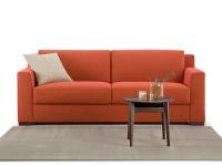 Hector sofa bed covered in orange fabric sofa 