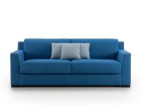 Hector sofa bed covered in a fresh blue colour