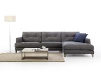 Front view of Harvey sofa with maxi chaise longue