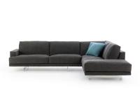 Halton modern fabric-covered sofa