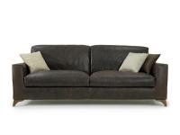 Elwood vintage linear leather sofa