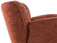 Detail of the stitching on the back and armrest side