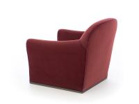 Betty comfortable modern design armchair with low seat