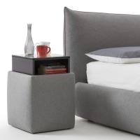 Soho modern storage bedside - opened compartment