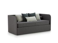 2-seater daybed with rounded armrests