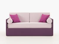 Birba Sofa practical upholstered daybed, suitable for kids or guests bedrooms