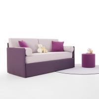 Birba sofa model with accessories and pillows
