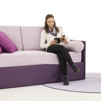 Birba upholstered and comfortable bed-sofa