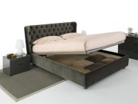 Storage box with single lift-up mechanism of Victory bed