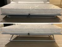 Trundle base with automatic system, equipped with a cm 80 x 183 h.16 mattress